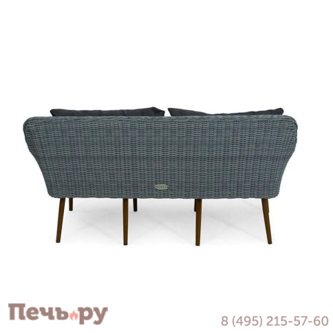 Комплект плетеной мебели Gardeck Mokka Rimini (стол кофейный, 2 кресла, диван 2 х-местная) фото 10