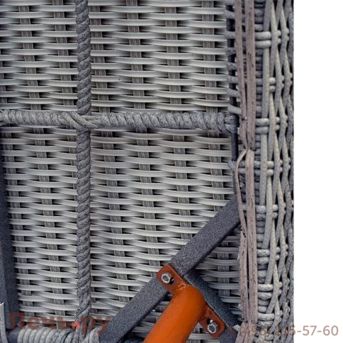 Комплект плетеной мебели Gardeck Mokka Rimini (стол кофейный, 2 кресла, диван 2 х-местная) фото 15