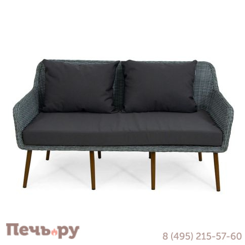 Комплект плетеной мебели Gardeck Mokka Rimini (стол кофейный, 2 кресла, диван 2 х-местная) фото 8