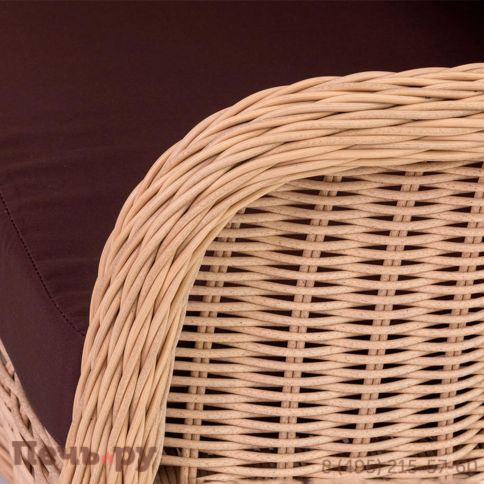 Комплект плетеной мебели Gardeck Мokka San Marino (стол обеденный, 8 кресел), Бежевый фото 10