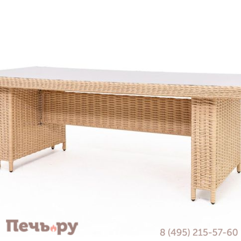 Комплект плетеной мебели Gardeck Мokka San Marino (стол обеденный, 8 кресел), Бежевый фото 11