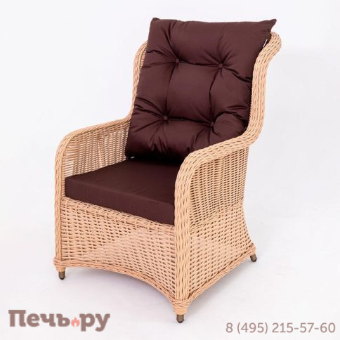 Комплект плетеной мебели Gardeck Мokka San Marino (стол обеденный, 8 кресел), Бежевый фото 5