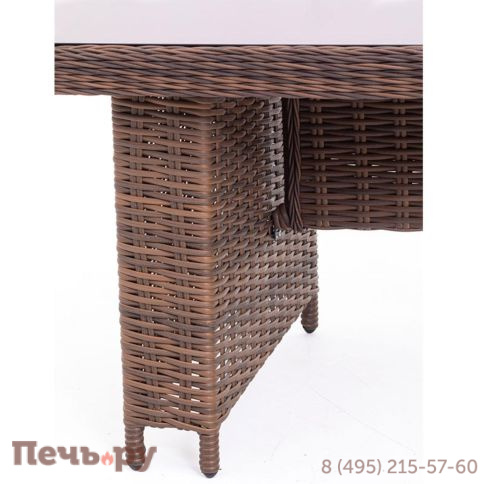 Комплект плетеной мебели Gardeck Мokka San Marino (стол обеденный, 8 кресел), Бронзовый фото 14