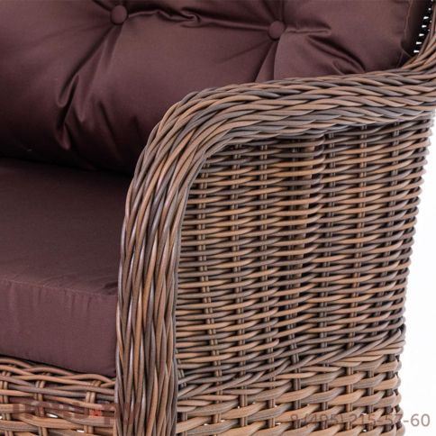 Комплект плетеной мебели Gardeck Мokka San Marino (стол обеденный, 8 кресел), Бронзовый фото 9