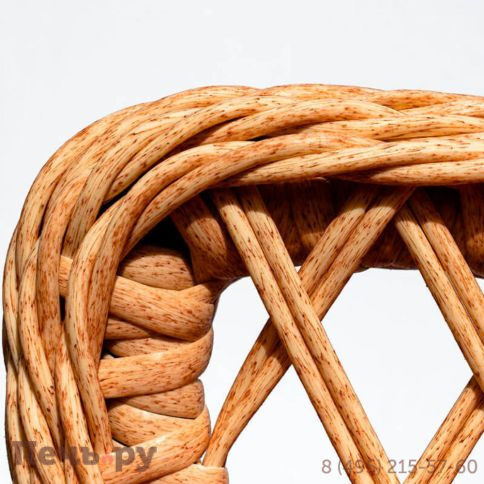 Комплект плетеной мебели Gardeck Mokka Bella Family Mokka Villa Rosa (4 кресла) + 4 подушки фото 11