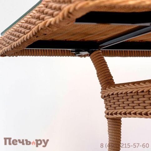 Комплект плетеной мебели Gardeck Mokka Villa Rosa (6 кресел) + 6 подушек фото 3