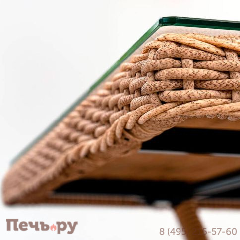 Комплект плетеной мебели Gardeck Mokka Villa Rosa (6 кресел) + 6 подушек фото 7