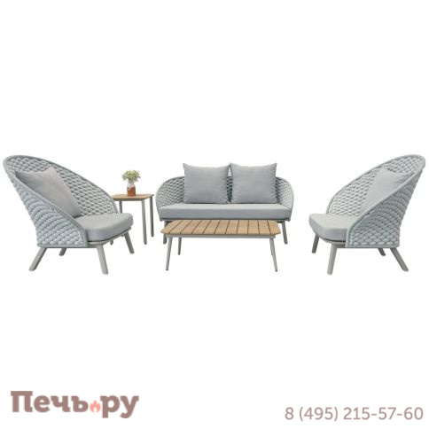 Комплект плетеной мебели Tagliamento Mallow TAG/MALLOW-LOUNGE фото 2