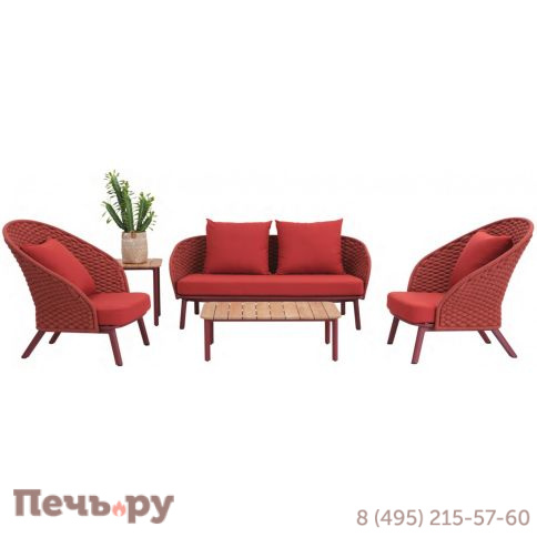 Комплект плетеной мебели Tagliamento Mallow TAG/MALLOW-LOUNGE фото