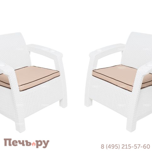 Комплект Gardeck Tweet Balcony Set, цвет: белый фото 2