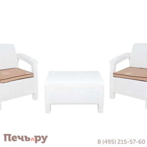 Комплект Gardeck Tweet Balcony Set, цвет: белый фото