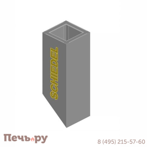 Комплект удлинения короба Schiedel Isotor Uratop (длина 1,5 м; рабочая длина 1 м) фото