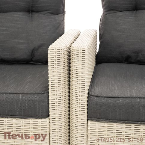 Комплект уличной мебели Gardeck B:Rattan MANCHESTER OTTO SET 2, цвет серый фото 13