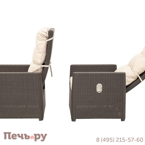 Комплект уличной мебели Gardeck B:Rattan MANCHESTER OTTO SET 2, цвет венге фото 4
