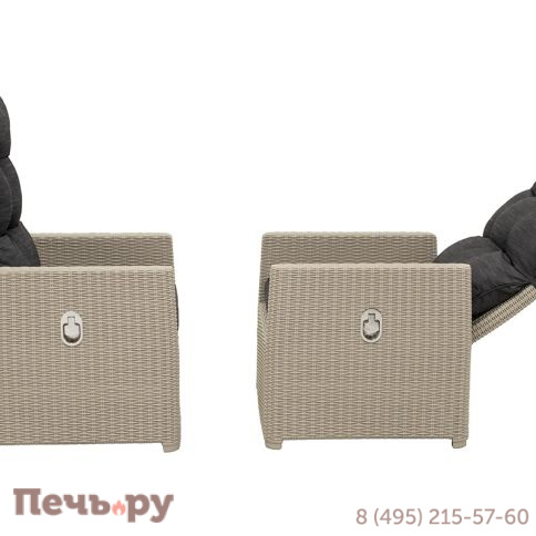 Комплект уличной мебелиGardeck  B:Rattan MANCHESTER SET 2, цвет серый фото 3