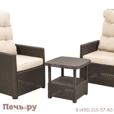 Комплект уличной мебели B:Rattan MANCHESTER SET 2, цвет венге фото