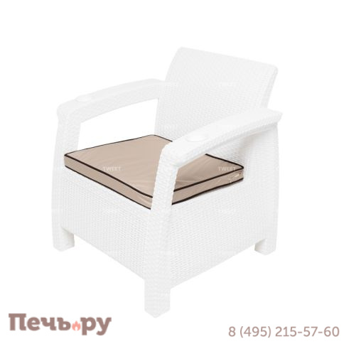 Комплект уличной мебели Gardeck Tweet Terrace Set Max, белый фото 5