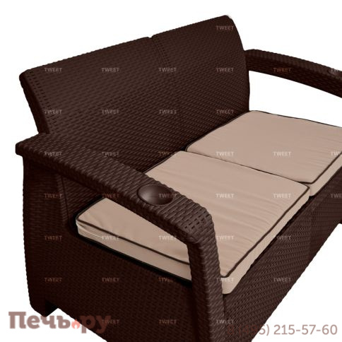 Комплект уличной мебели Gardeck Tweet Terrace Set, венге фото 2