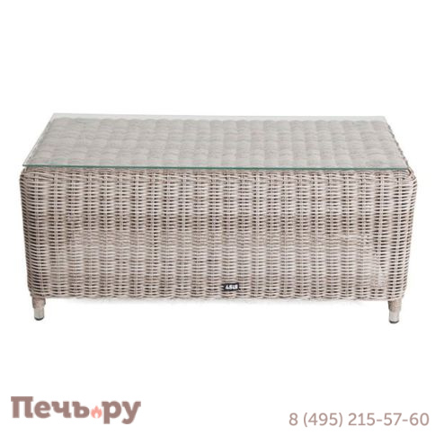 Кон Панна 4SiS столик журнальный из искусственного ротанга, цвет бежевый фото 11