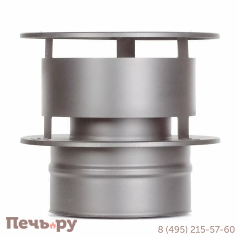 Конус с зонтиком Schiedel Permeter (изоляция 25мм) (серый) фото