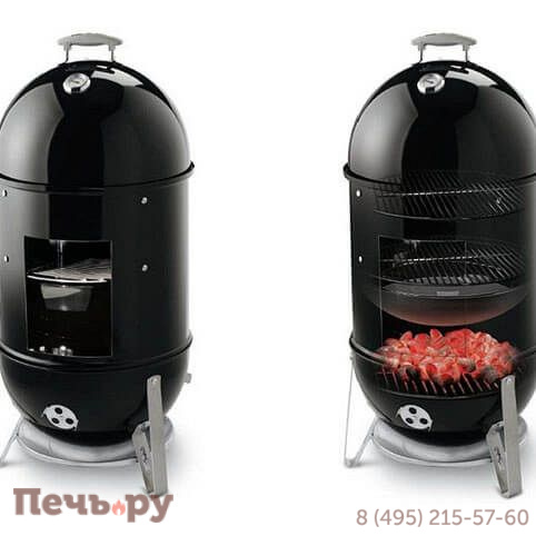 Коптильня Weber Smokey Mountain Cooker 57 см фото 2