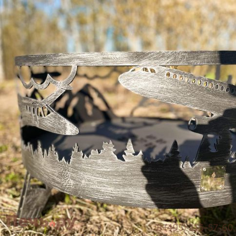 Костровая чаша Искры костра Авиация (4мм) фото 4