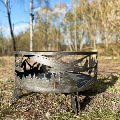 Костровая чаша Искры костра Авиация (4мм) фото