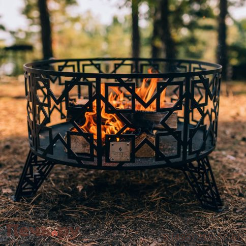 Костровая чаша Искры костра Муар (6 мм) фото 3