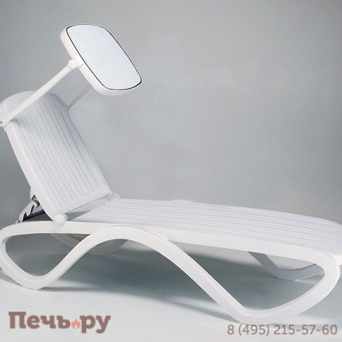Козырек для шезлонга Gardeck Nardi белый-тортора фото 2