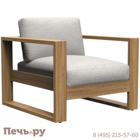 Кресло деревянное с подушками Janus et Cie Matisse Teak фото