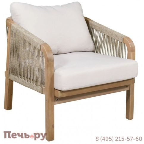 Кресло деревянное с подушками Tagliamento Ravona KD фото