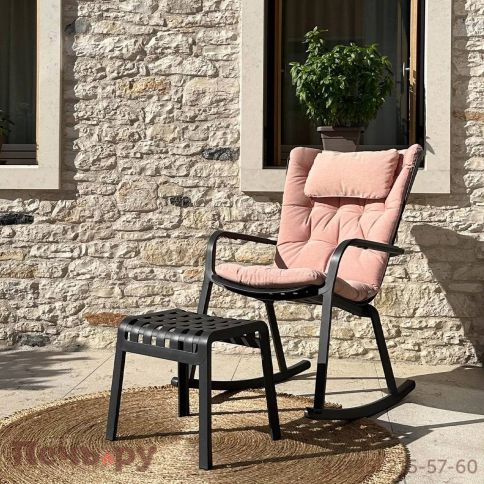 Кресло-качалка пластиковое с подушкой Gardeck Nardi Folio 003/403001600004/4029816 фото 2