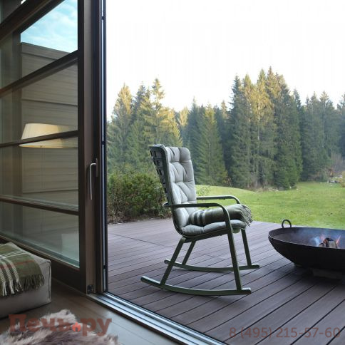 Кресло-качалка пластиковое с подушкой Gardeck Nardi Folio 003/403001600004/4029816 фото 5