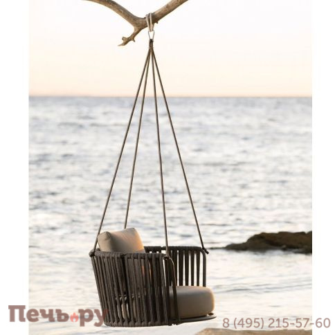 Кресло качели плетеное Vermobil Daisy Rope фото 5