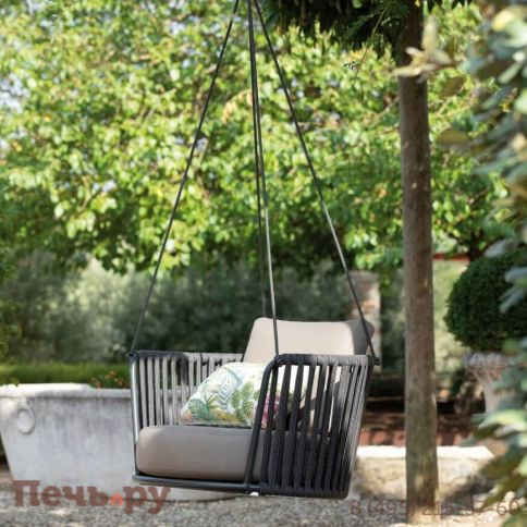 Кресло качели плетеное Vermobil Daisy Rope фото 6