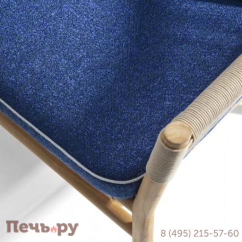 Кресло лаунж деревянное плетеное Ethimo Kilt фото 4