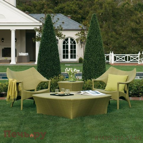 Кресло лаунж плетеное Janus et Cie Amari JNS/736-10-111/S фото 3