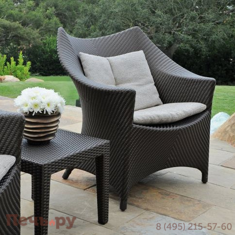 Кресло лаунж плетеное JANUS et Cie Amari JNS/736-10-121/P фото 3