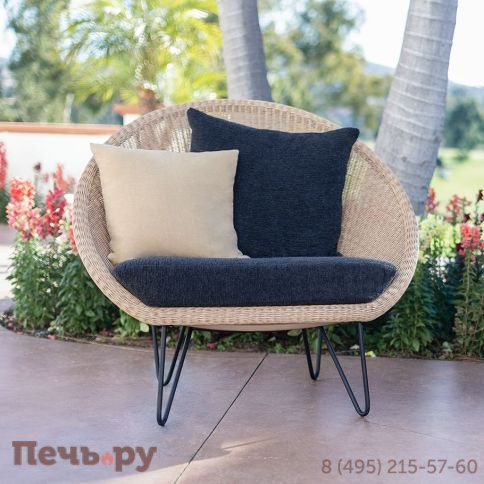 Кресло лаунж плетеное с подушками Janus et Cie Gigi II JNS/776-36-111/M-C-CUS фото 5