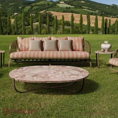 Кресло металлическое с подушками DFN Sunrise фото 2