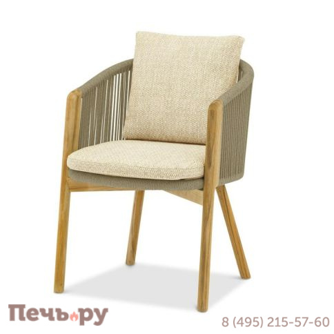 Кресло обеденное Brafritid Avesta тик/алюминий фото 12