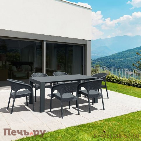 Кресло пластиковое плетеное Panama 234/808-0081 фото 6