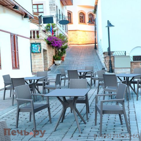 Кресло пластиковое плетеное Siesta Contract Ibiza 234/810-3211 фото 6