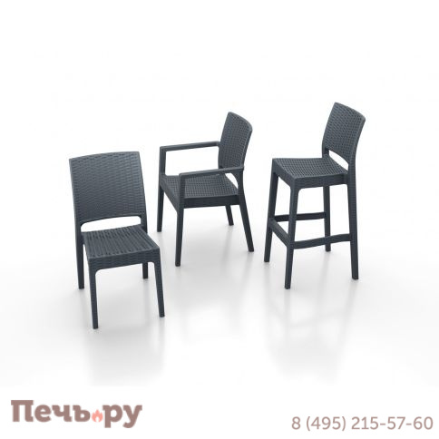 Кресло пластиковое плетеное Siesta Contract Ibiza 234/810-3211 фото 8