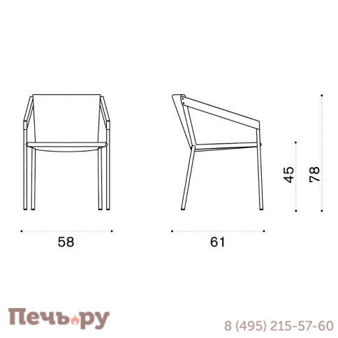 Кресло плетеное Ethimo Allaperto Bistro фото 9