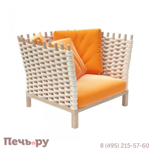 Кресло плетеное Paola Lenti Wabi фото 5