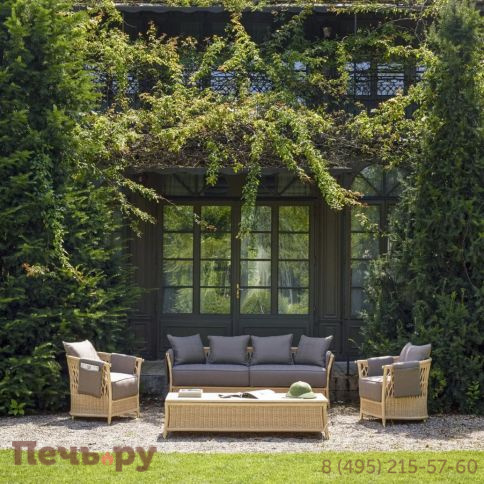 Кресло плетеное с подушками DFN Vega фото 2