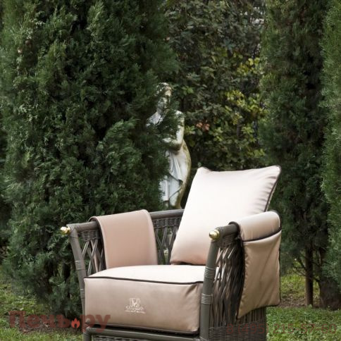 Кресло плетеное с подушками DFN Vega фото 4
