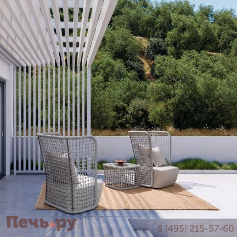 Кресло плетеное с подушками Garden Relax Kollar фото 3