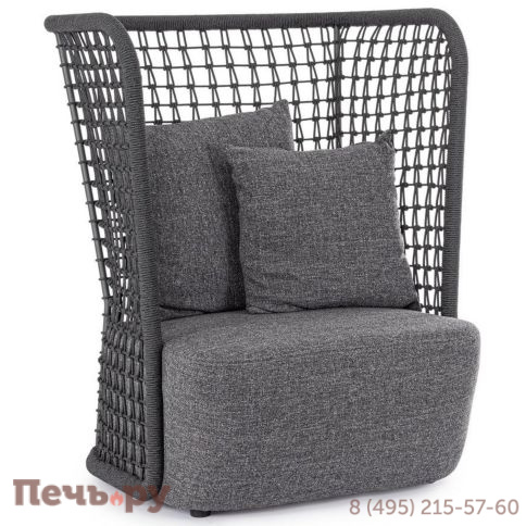 Кресло плетеное с подушками Garden Relax Kollar фото